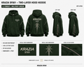 KRAZIA SF-001 — Two-Layer Hood Hoodie