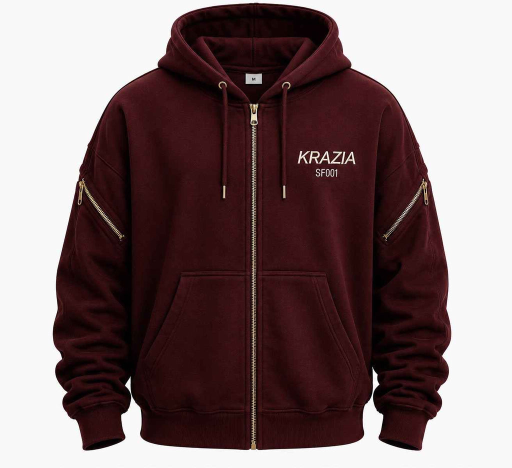 KRAZIA SF001 — Two-Layer Hood Hoodie