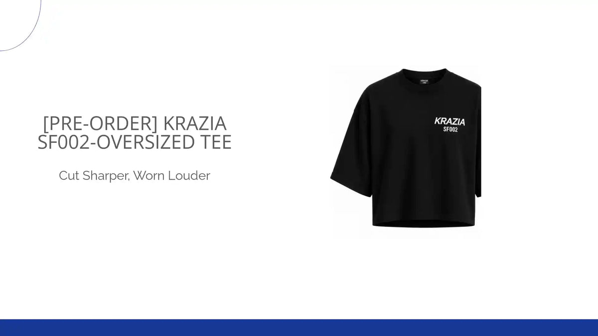 [PRE-ORDER] KRAZIA SF002-OVERSIZED TEE by@Outfy