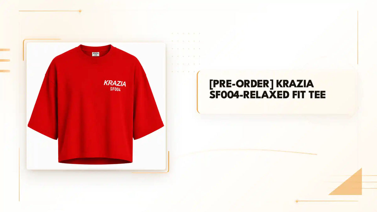 [PRE-ORDER] KRAZIA SF004-RELAXED FIT TEE by@Outfy