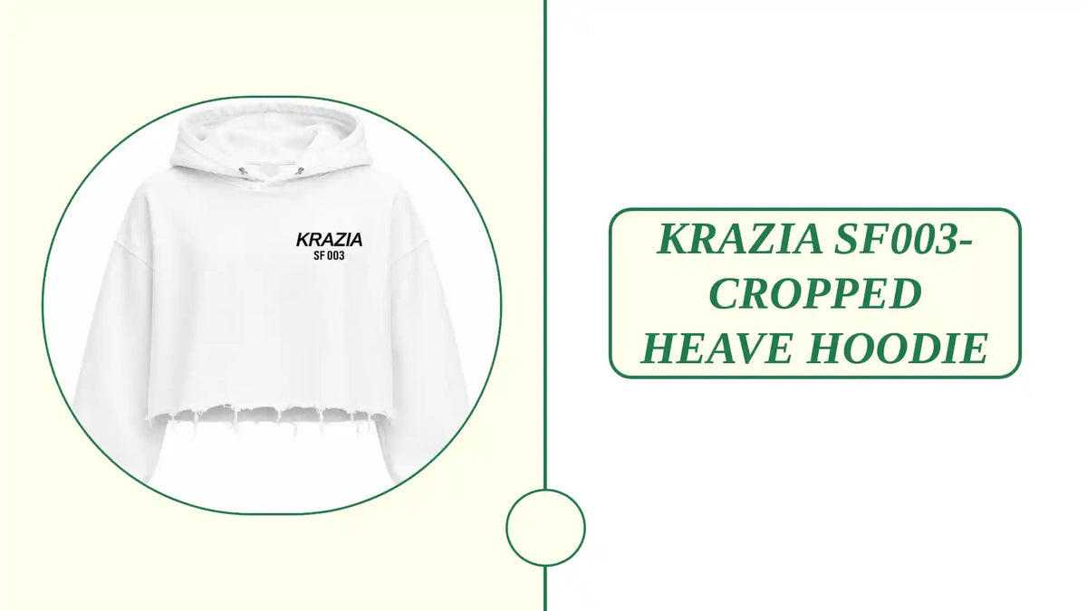 KRAZIA SF003-CROPPED HEAVE HOODIE by@Outfy