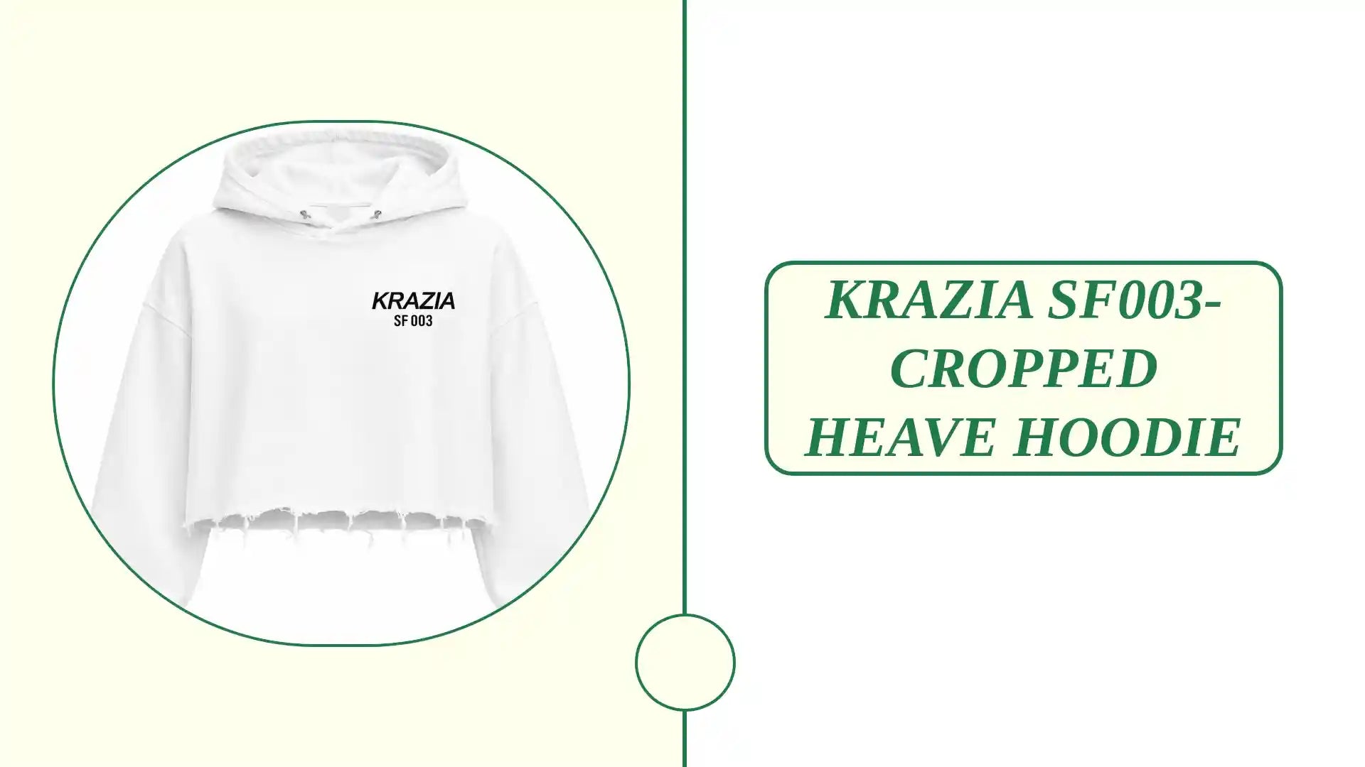 KRAZIA SF003-CROPPED HEAVE HOODIE by@Outfy